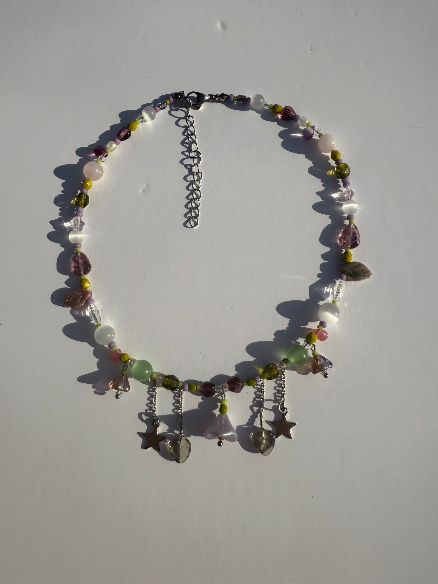 Indigo bellflower necklace