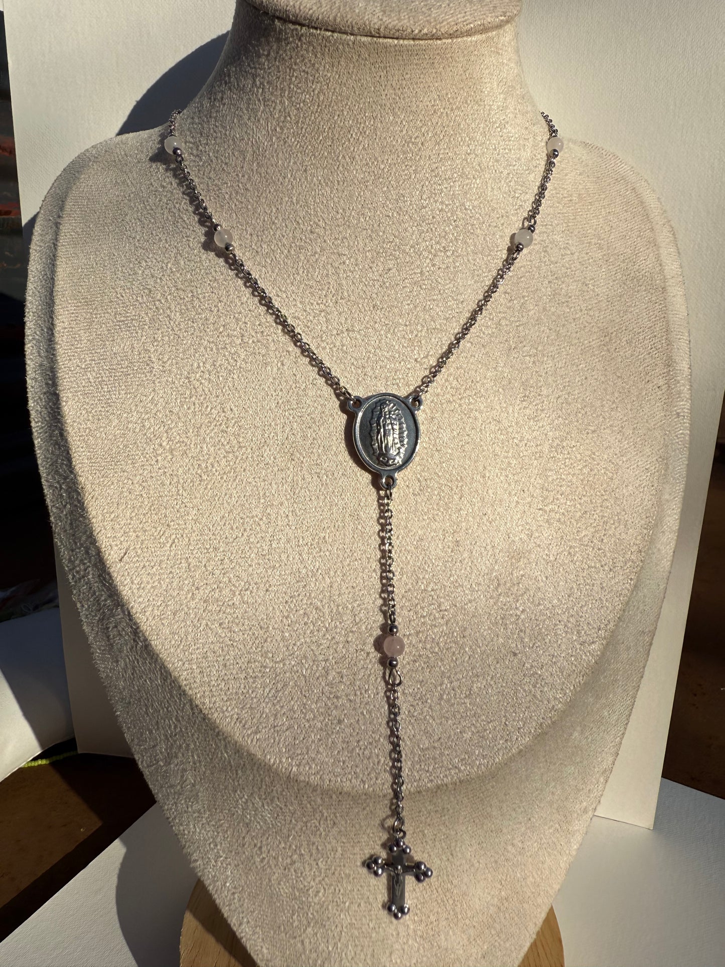 Rose quartz rosary 2.0
