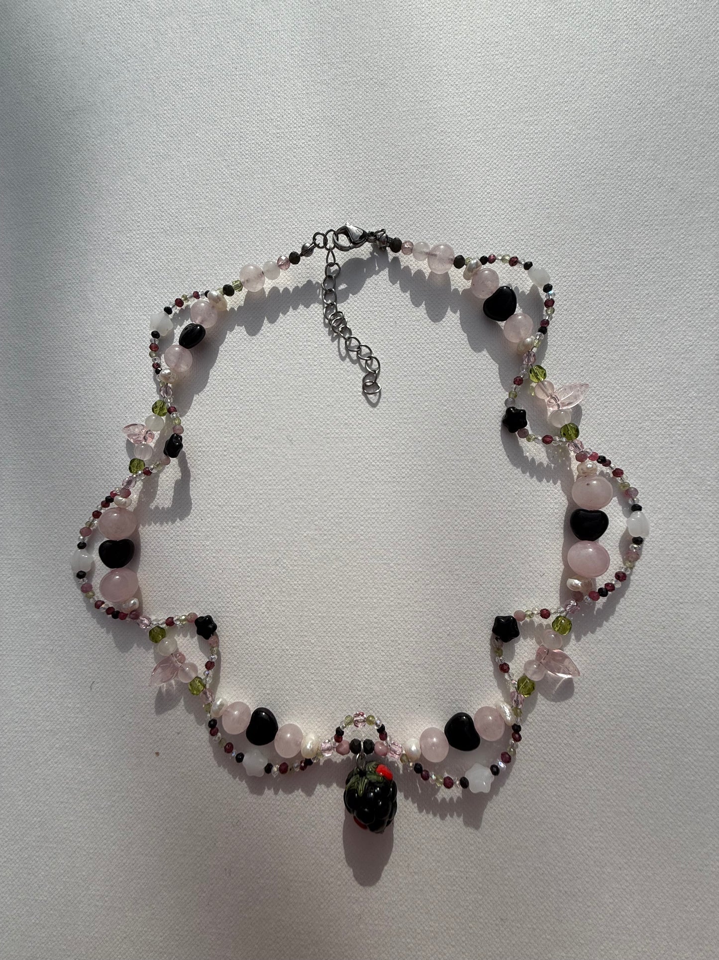 BlackBerry swirl necklace