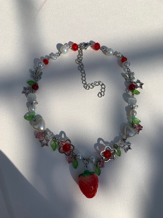 Strawberry necklace