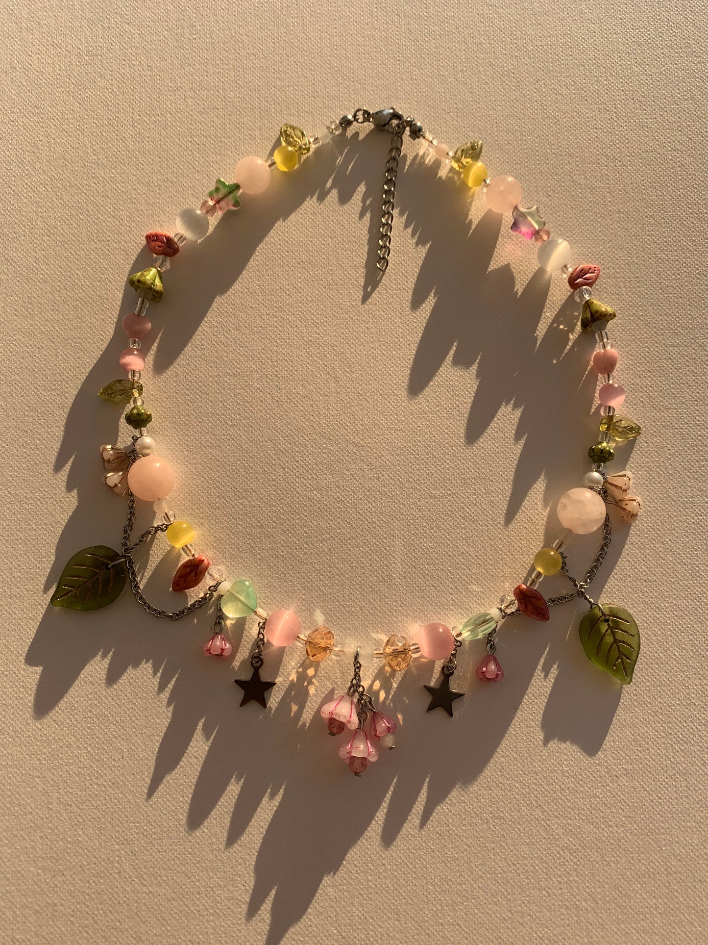 Bell flowers necklace