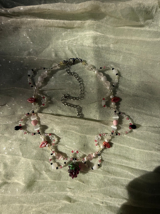 Blackberry swirl necklace