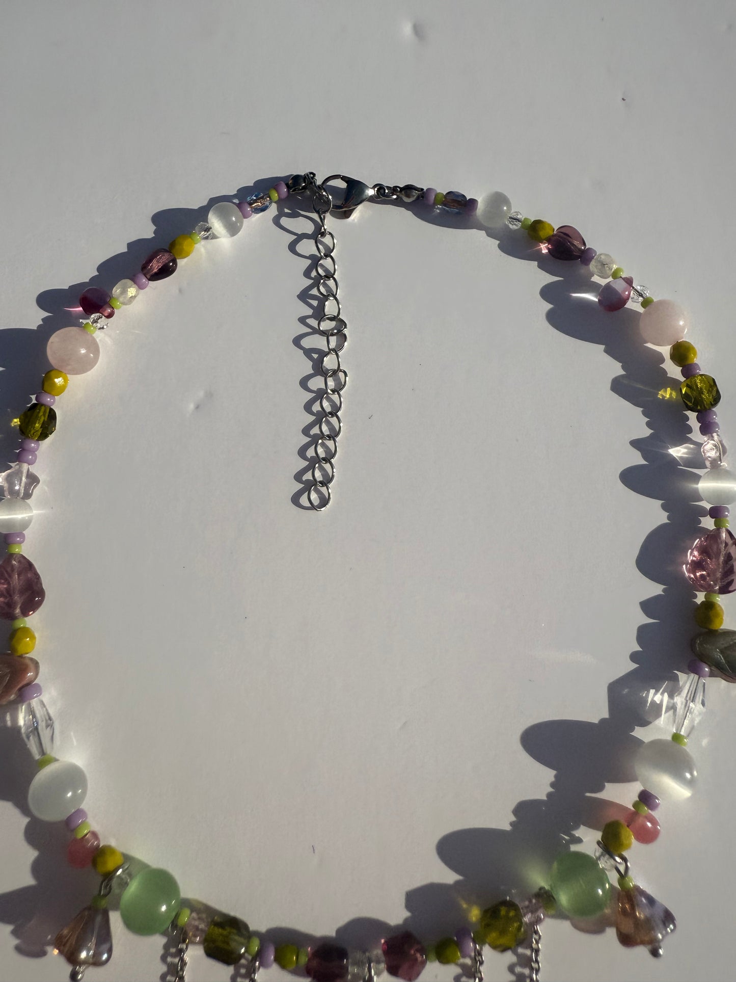 Indigo bellflower necklace