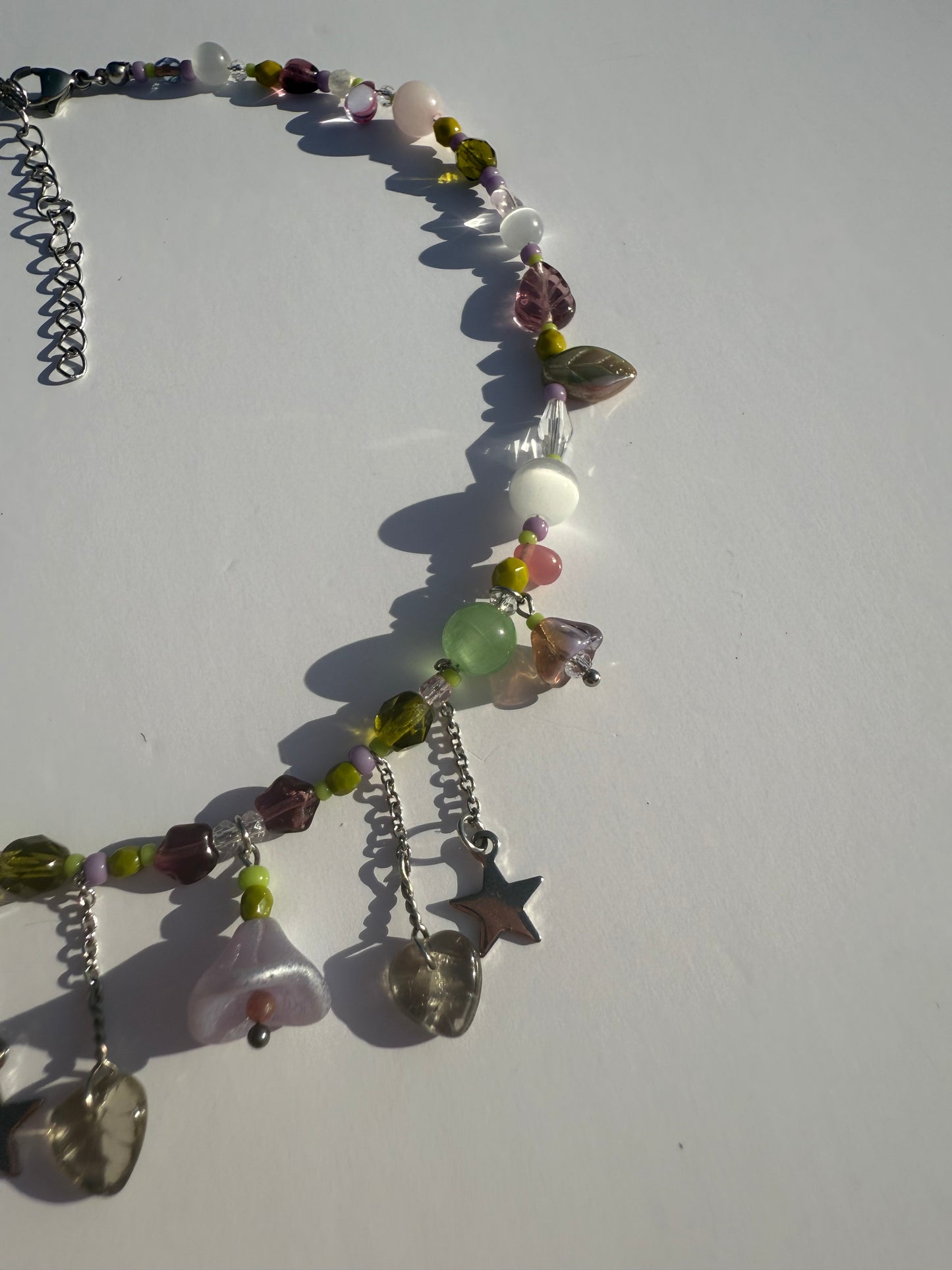 Indigo bellflower necklace