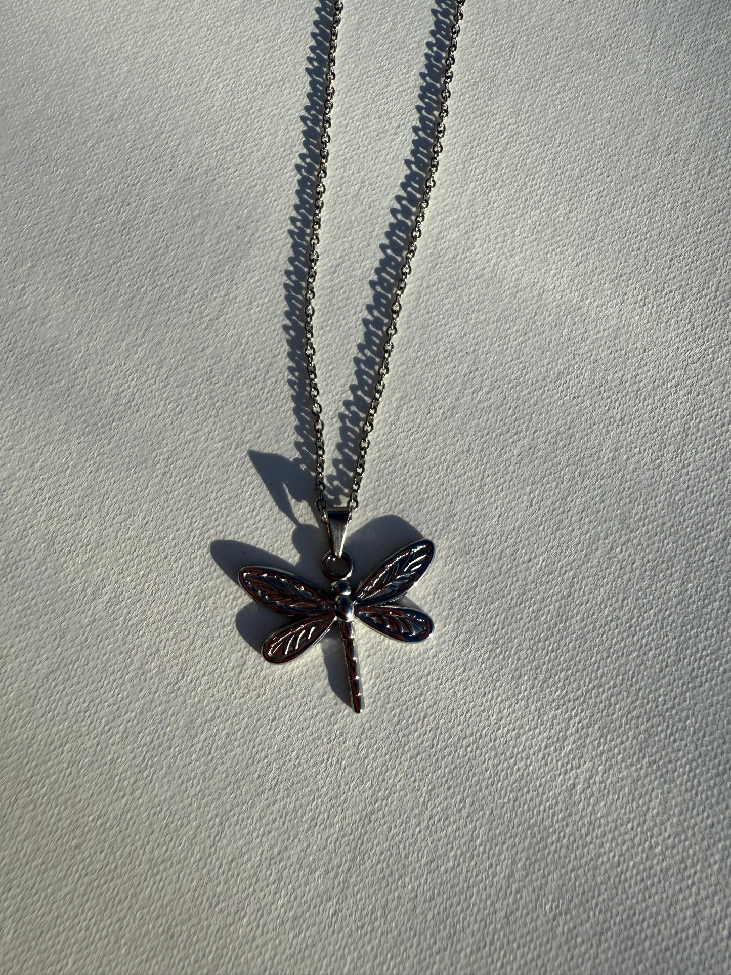 Dragonfly simple necklace
