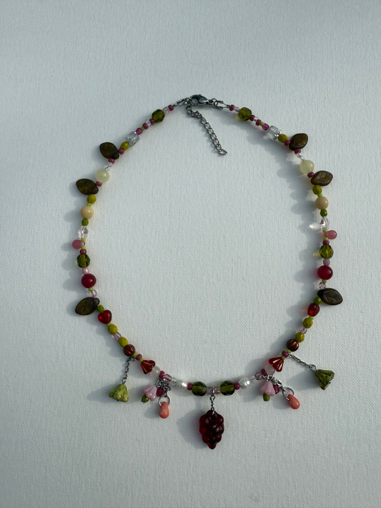Red grape necklace