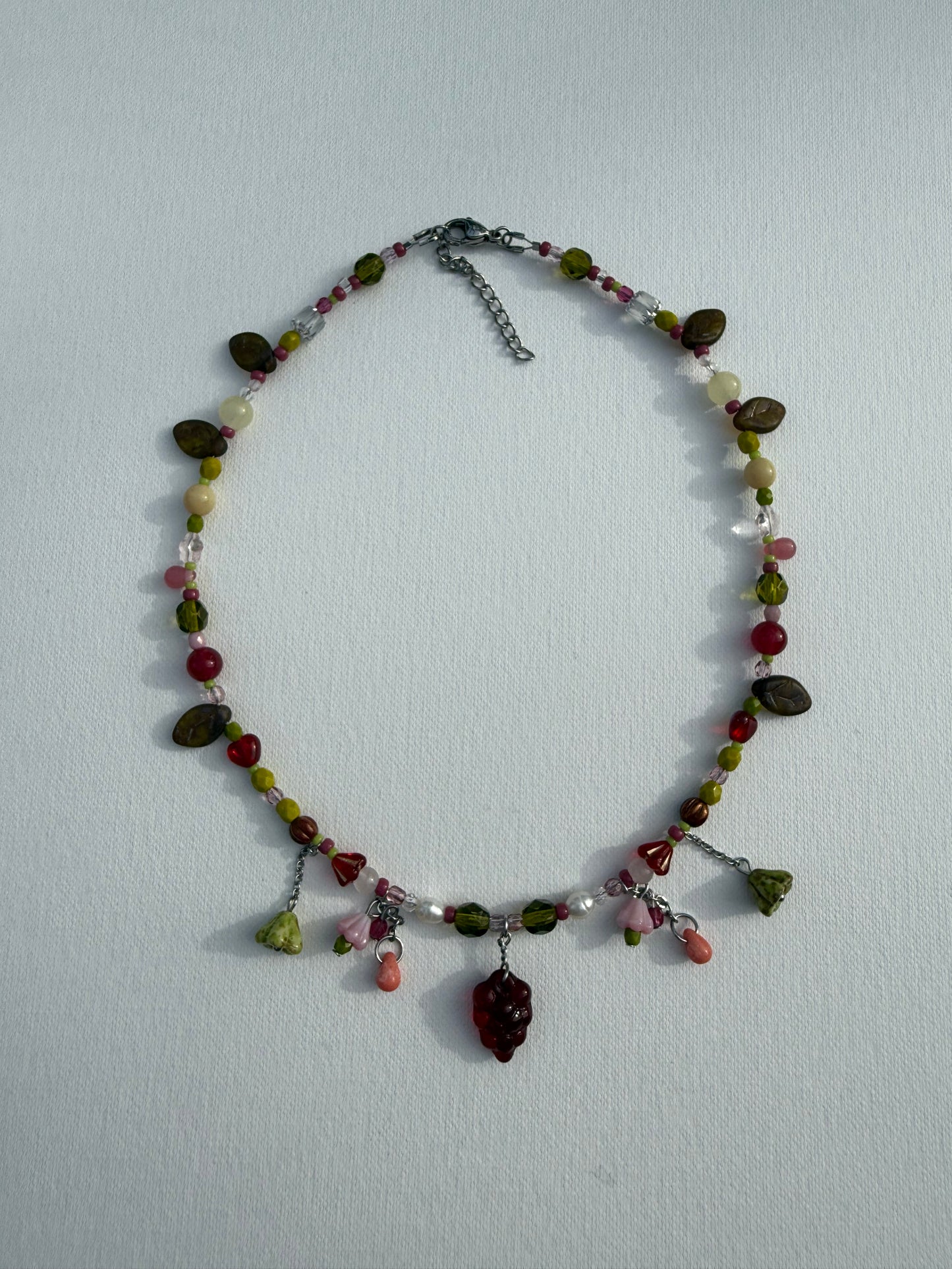 Red grape necklace
