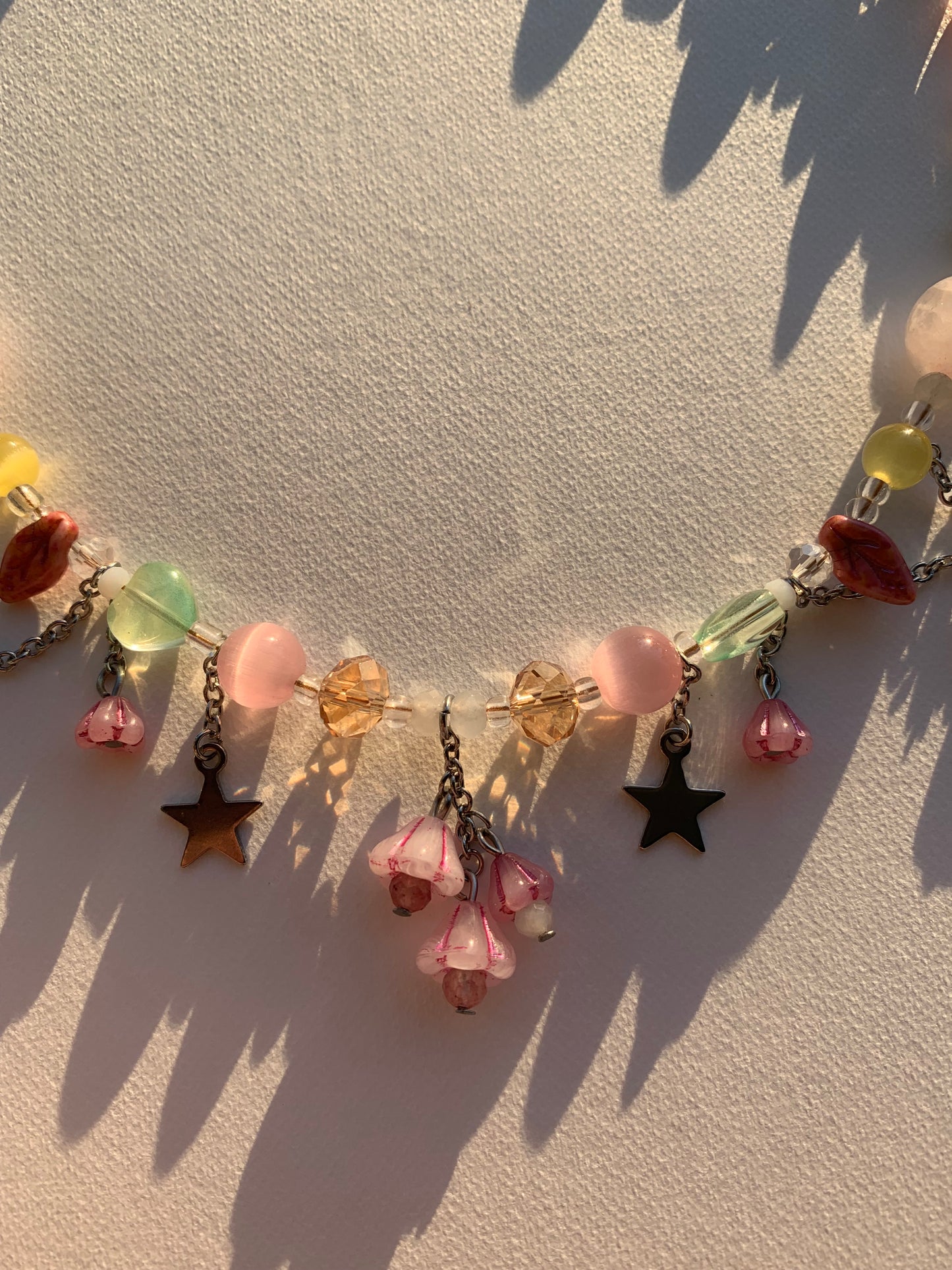 Bell flowers necklace