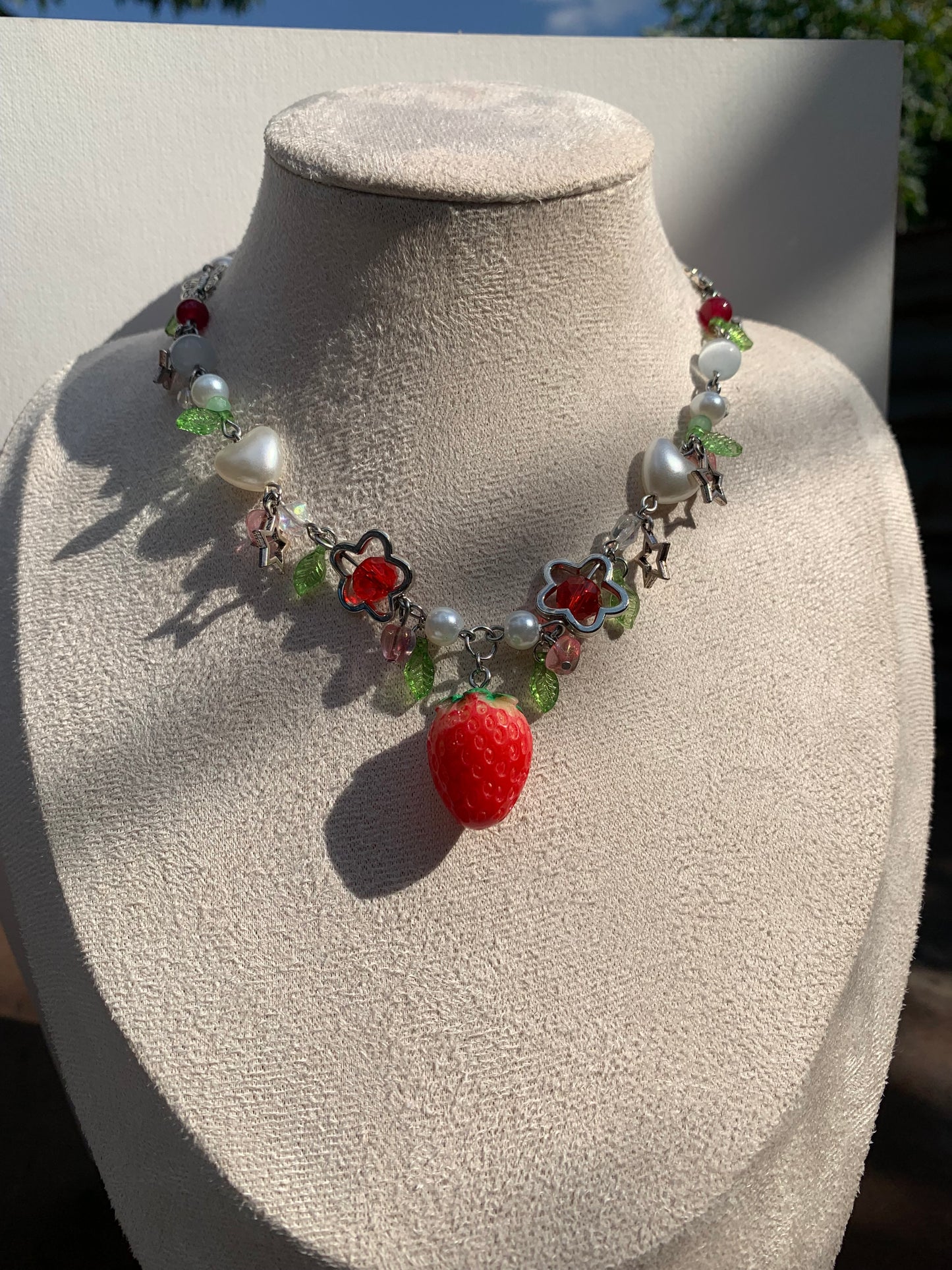 Strawberry necklace