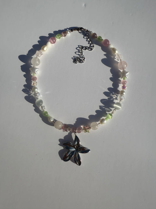 Big flower necklace