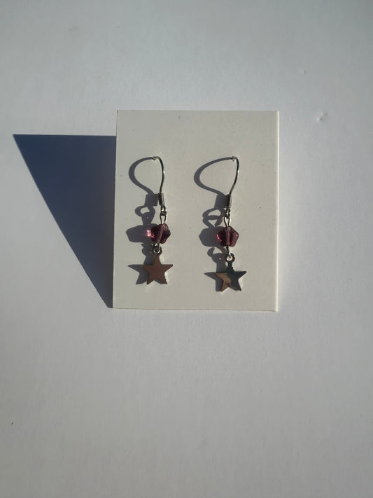 Star earrings