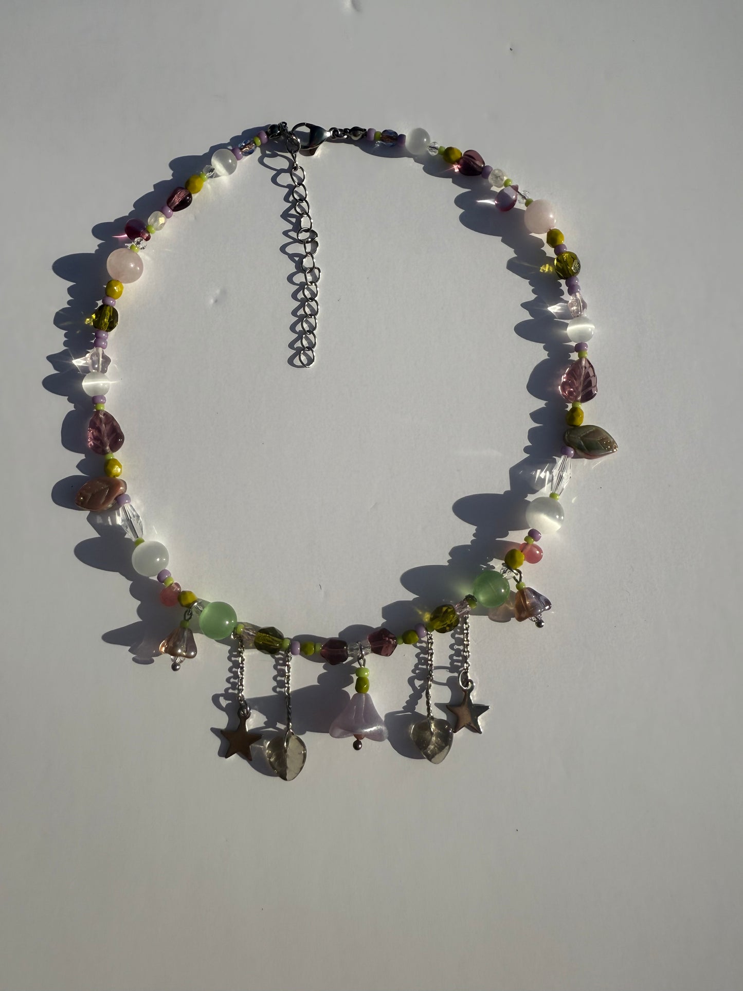 Indigo bellflower necklace