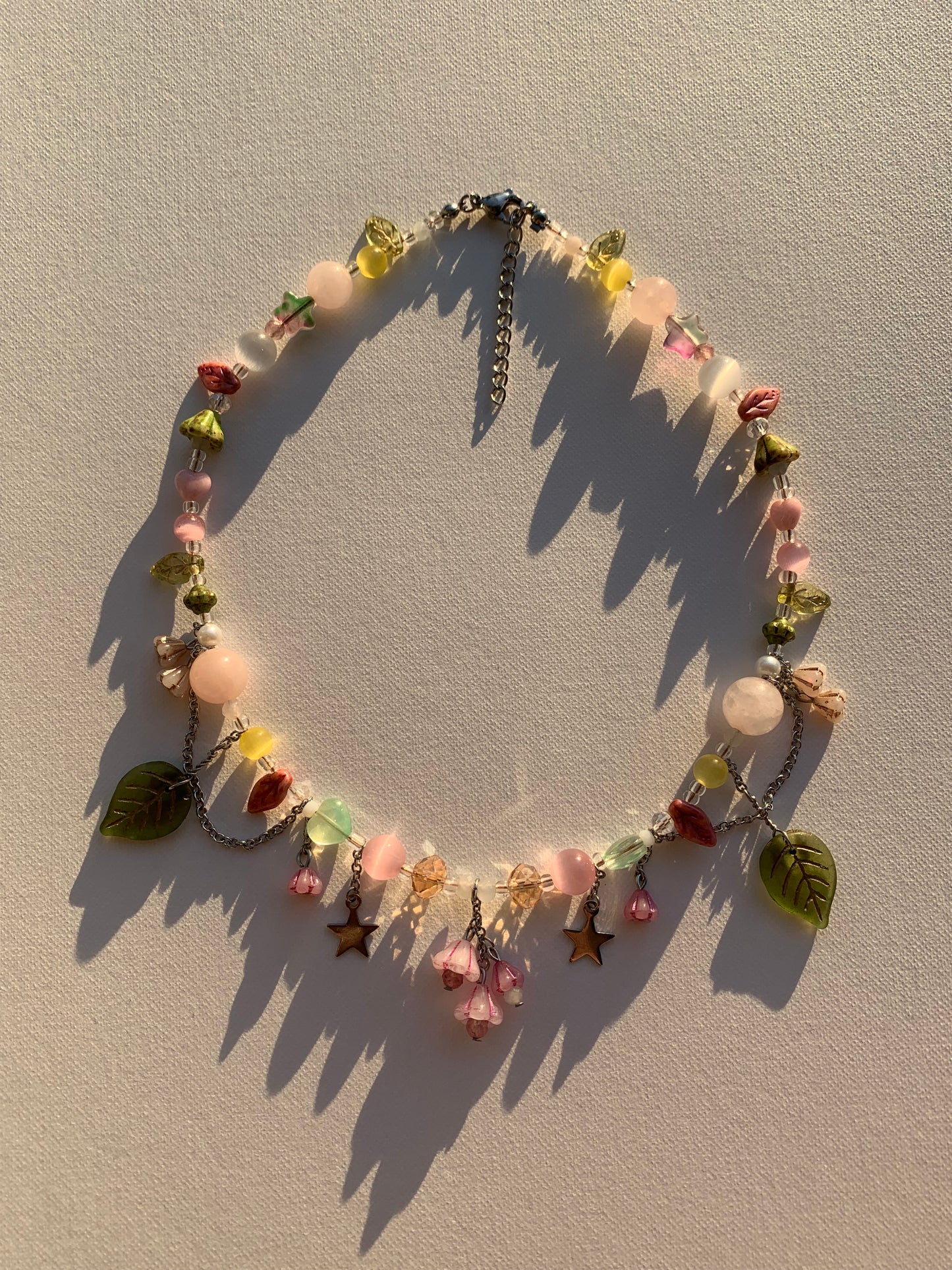 Bell flowers necklace