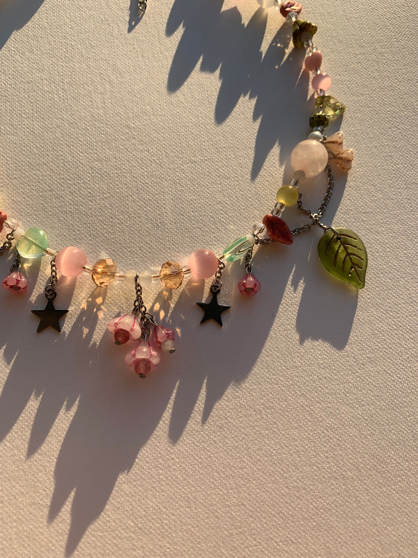 Bell flowers necklace