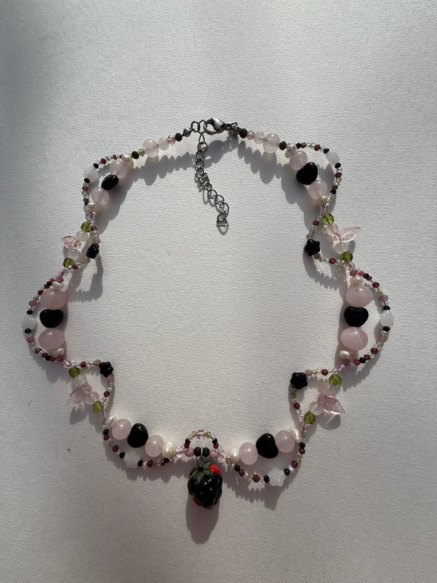 BlackBerry swirl necklace