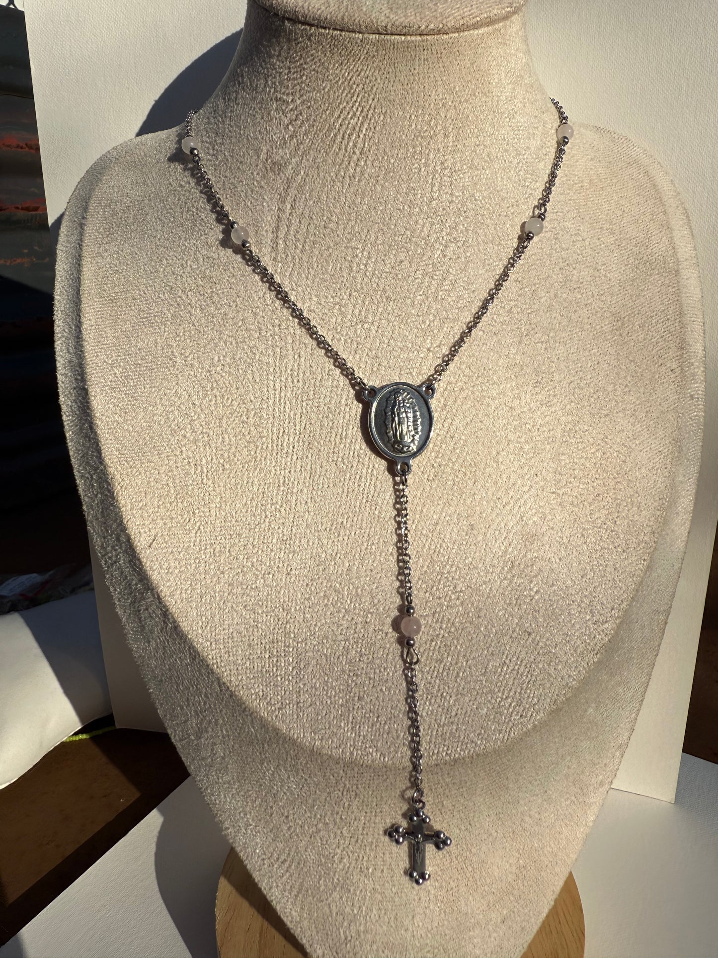 Rose quartz rosary 2.0