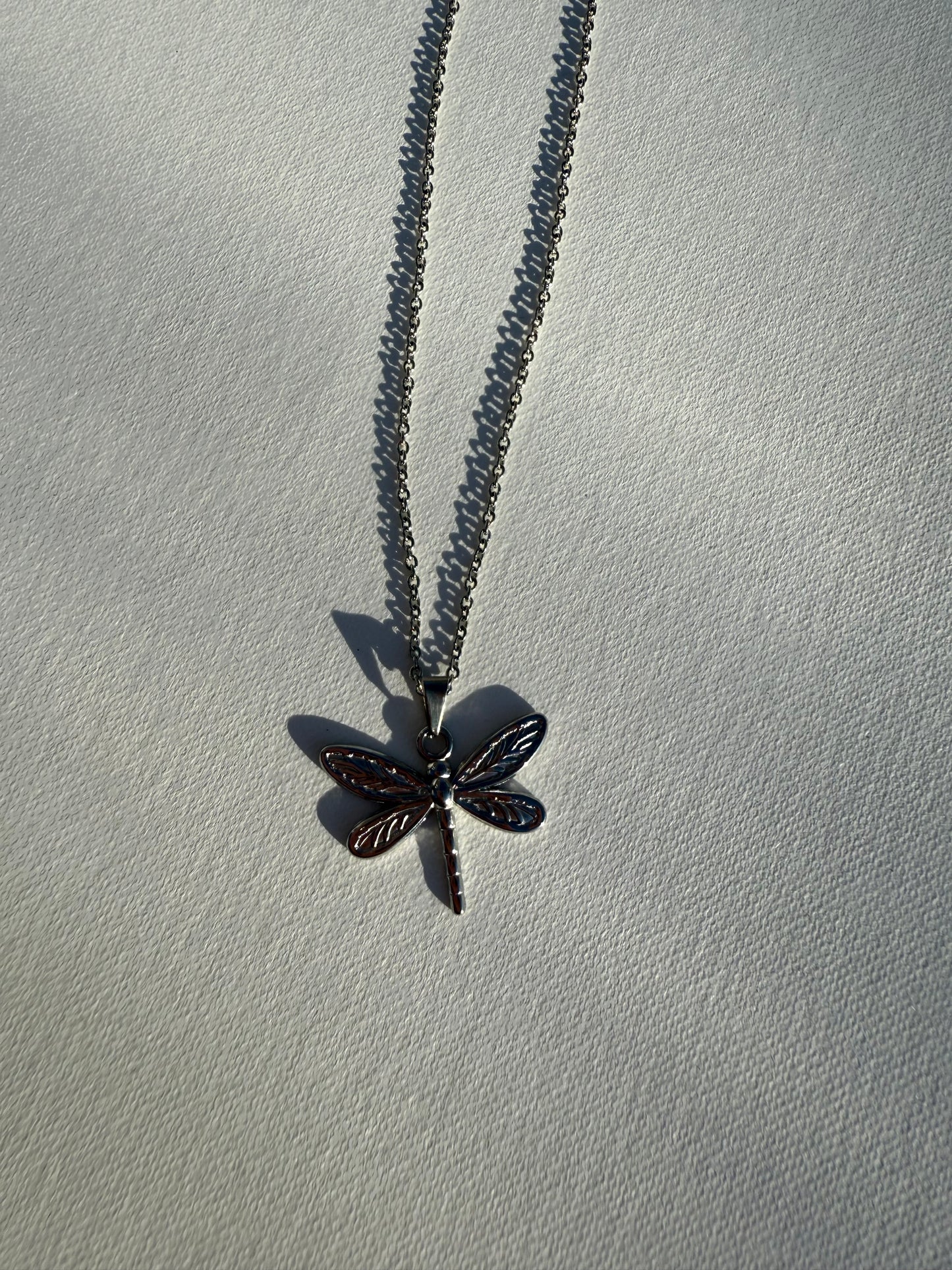 Dragonfly simple necklace