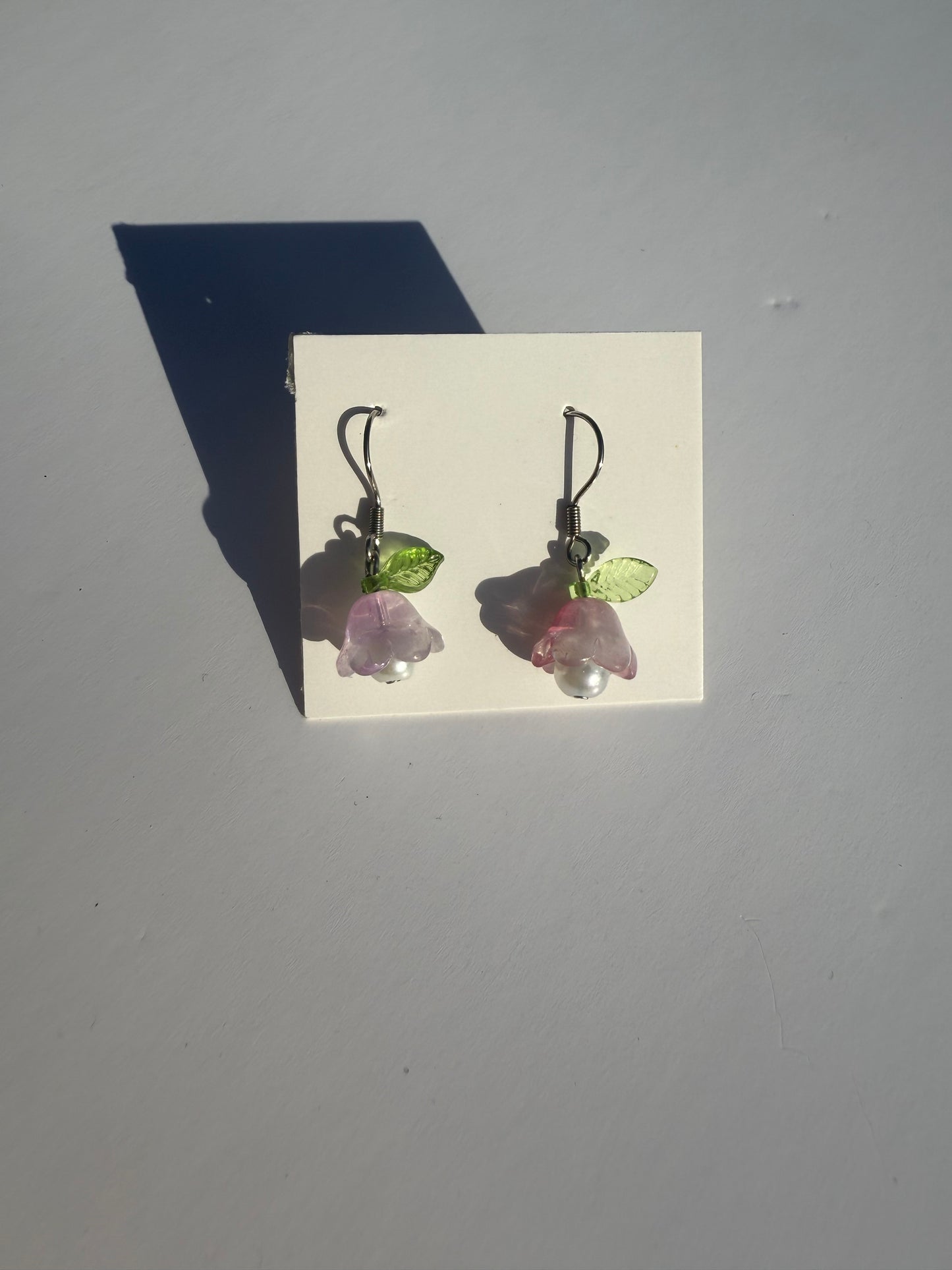 Flower earrings