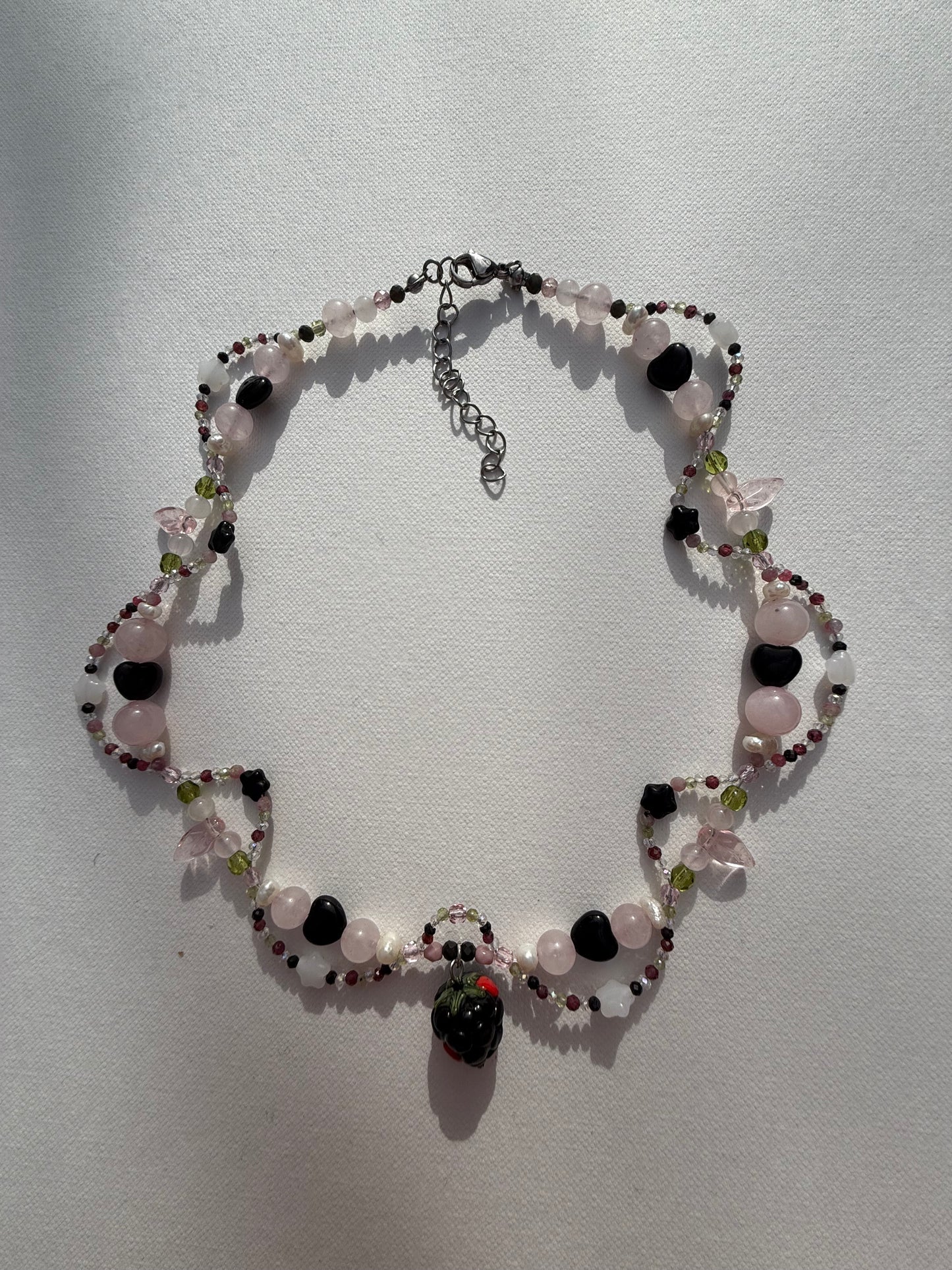 BlackBerry swirl necklace