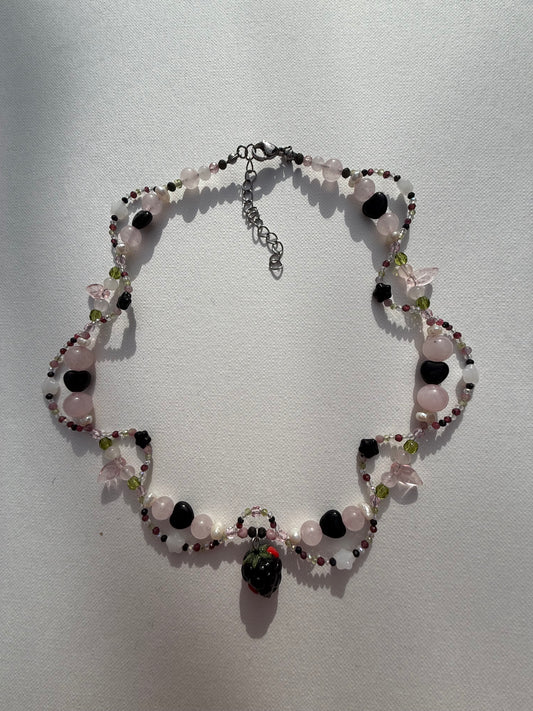 BlackBerry swirl necklace